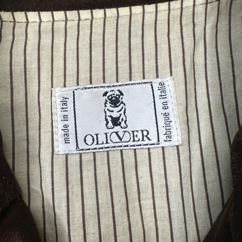 Oliver Men’s Vintage Barracuta Italian Suede in Chocolate Brown - Picture 7 of 8